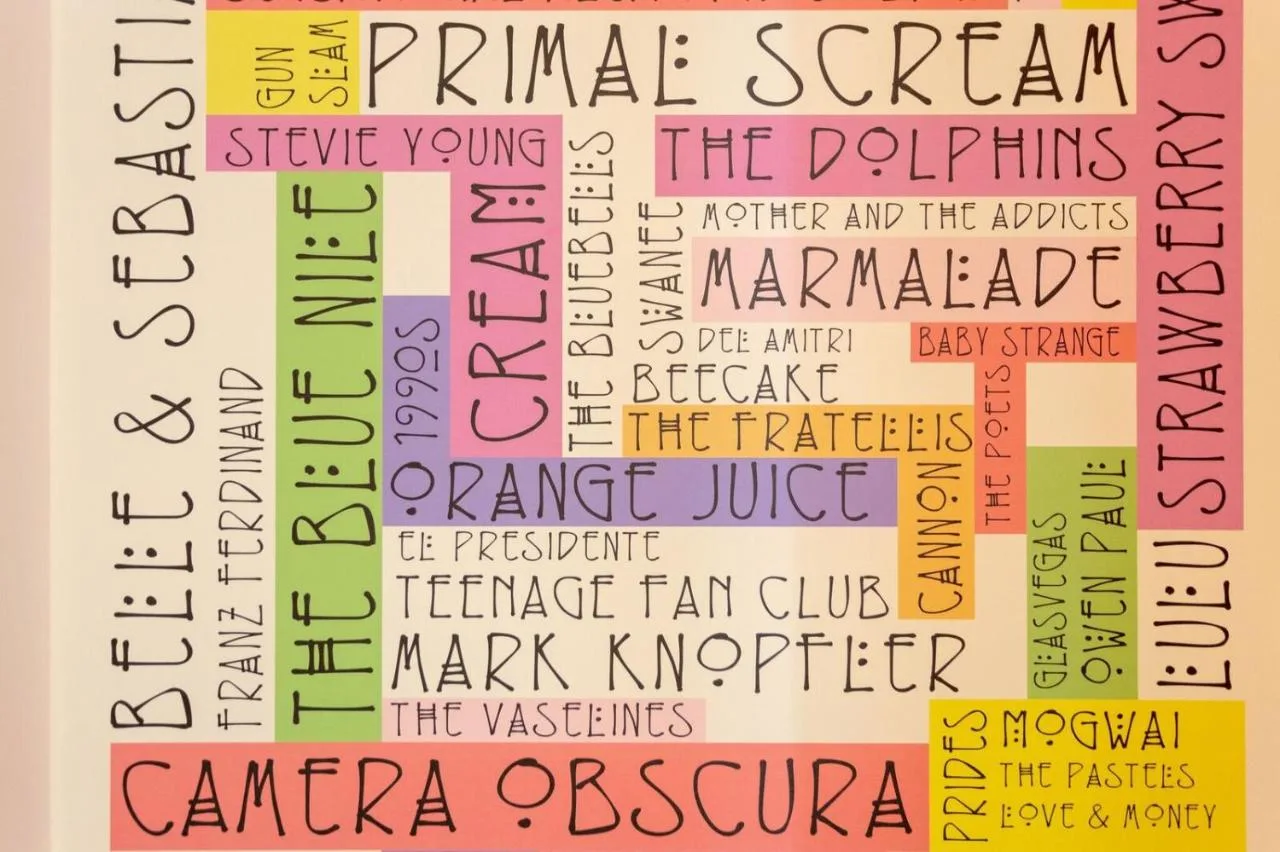 Wall of Glasgow band names
